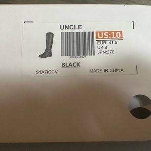 DREAM PAIRS Women's Knee High Winter Boots Size 10 Black-U